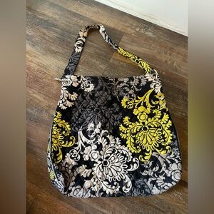 Vera Bradley Shoulder Bag - Black, Yellow, White and Gray. NWOT